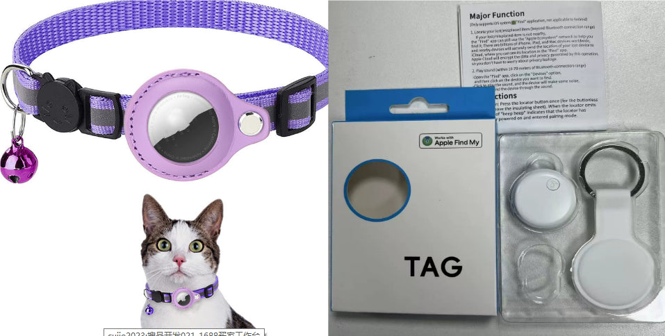 Velura Reflective Collar Waterproof Holder Case For Airtag