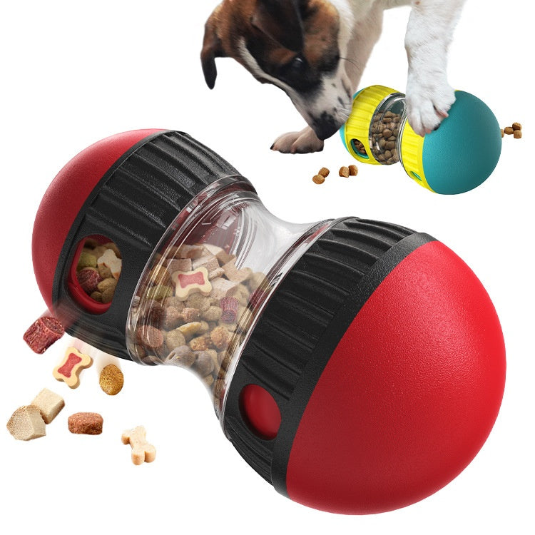 Velura Paws Slow Feeder Dog Toy — Interactive Food Dispensing Tumbler Ball