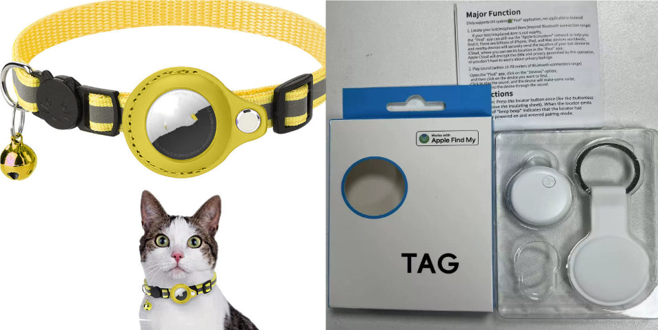 Velura Reflective Collar Waterproof Holder Case For Airtag