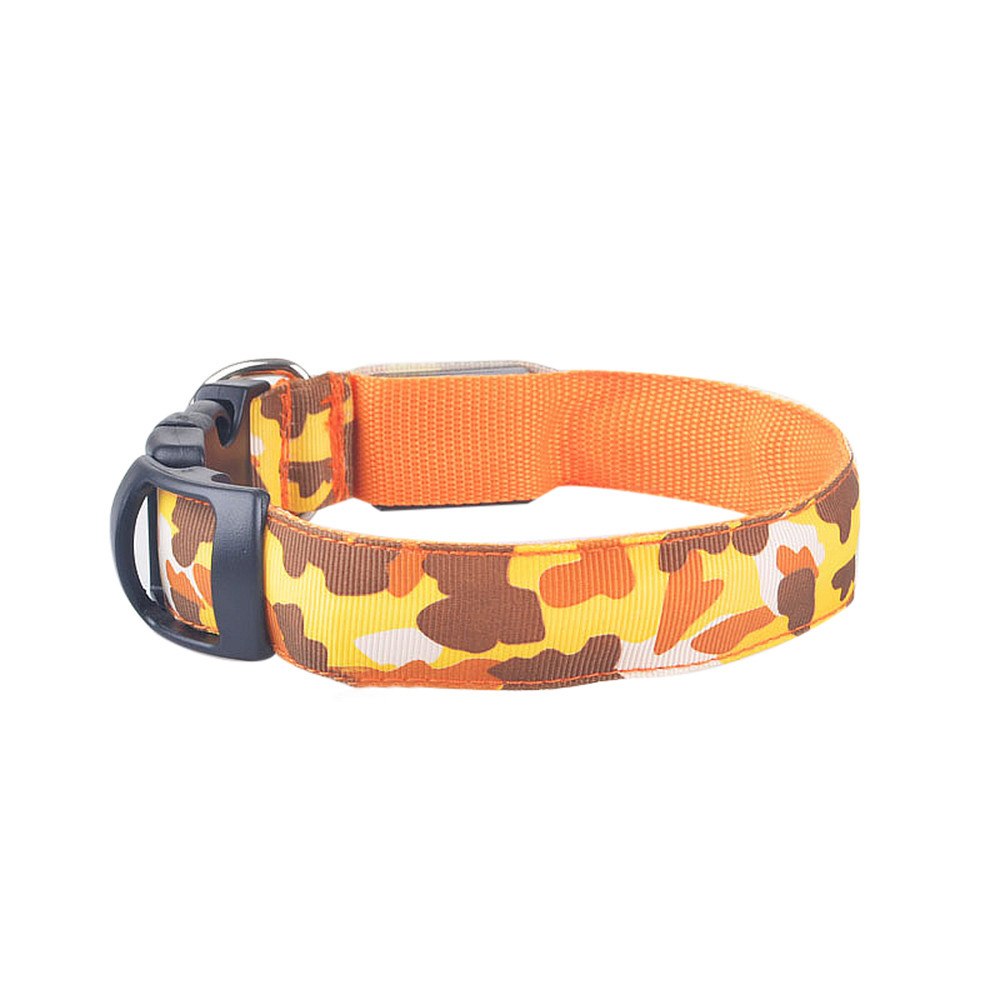 Velura Paws Luminous Dog Collar – Camouflage LED Safety Collar