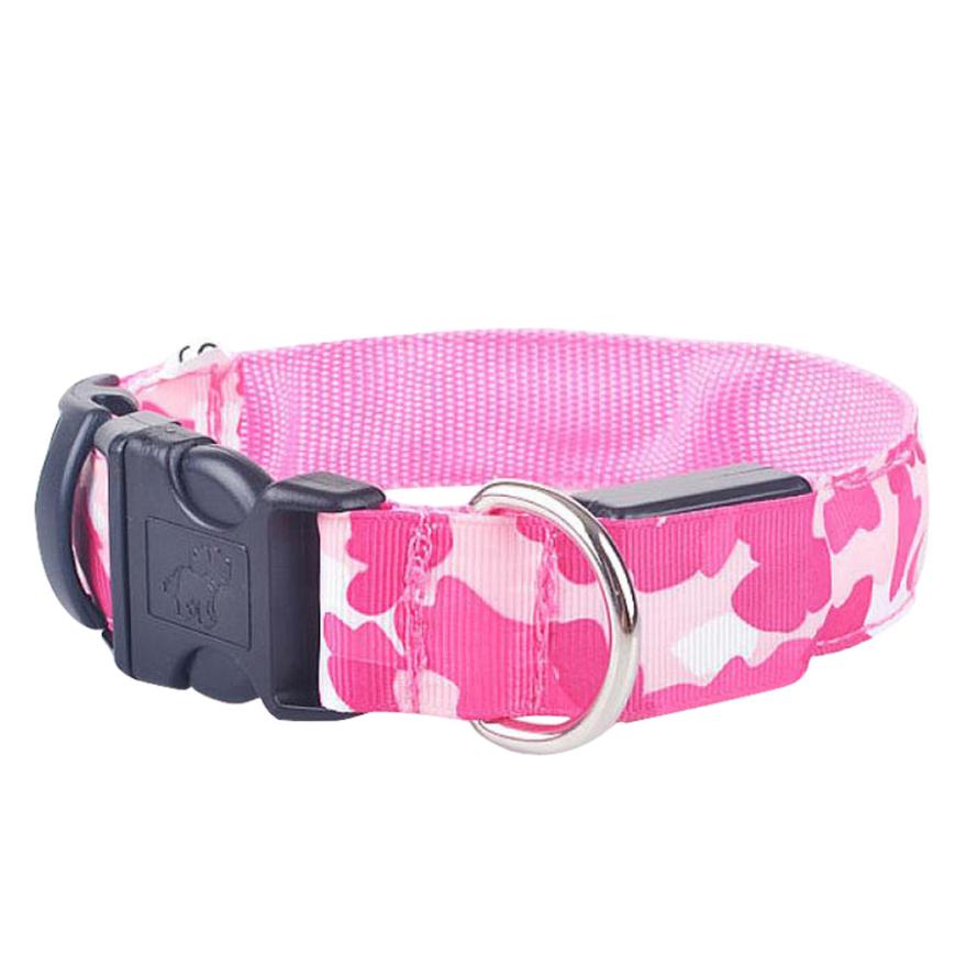 Velura Paws Luminous Dog Collar – Camouflage LED Safety Collar