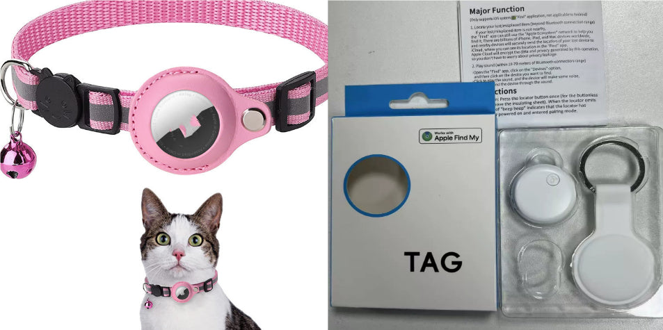 Velura Reflective Collar Waterproof Holder Case For Airtag