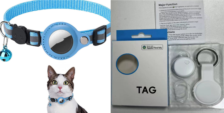 Velura Reflective Collar Waterproof Holder Case For Airtag