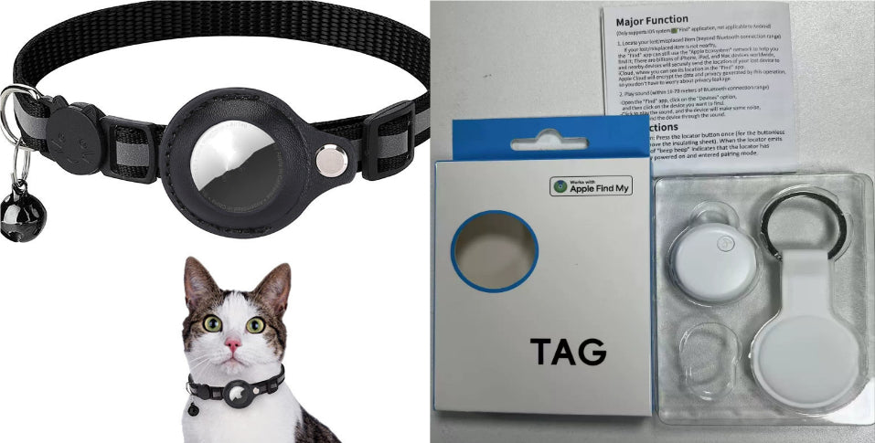 Velura Reflective Collar Waterproof Holder Case For Airtag