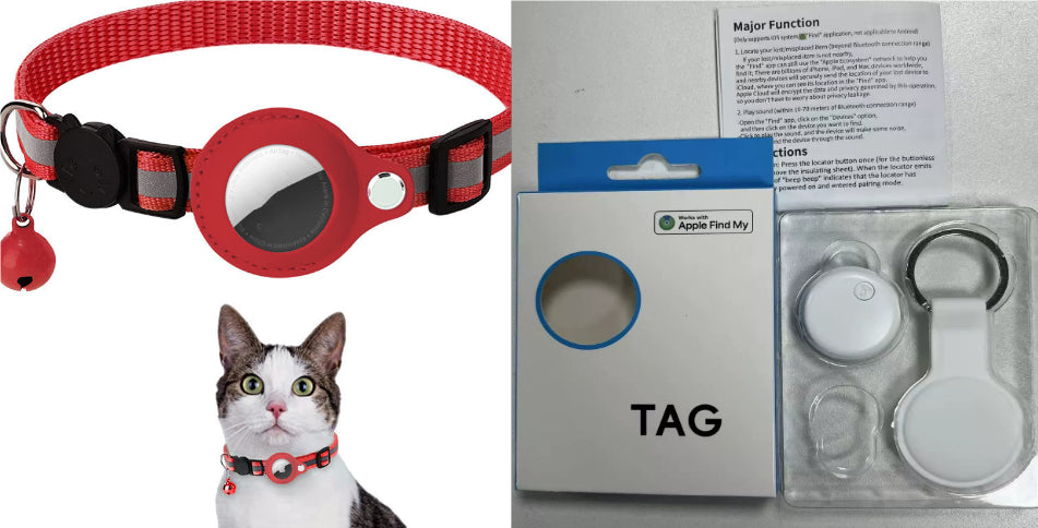 Velura Reflective Collar Waterproof Holder Case For Airtag
