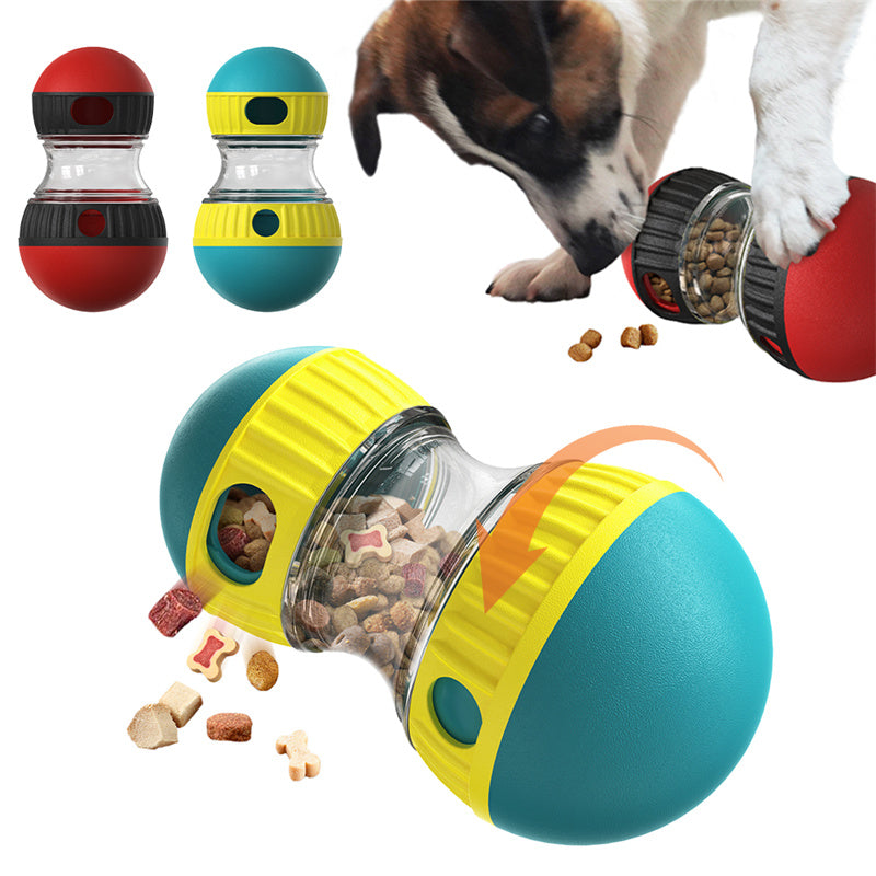 Velura Paws Slow Feeder Dog Toy — Interactive Food Dispensing Tumbler Ball