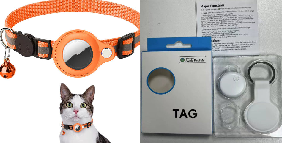 Velura Reflective Collar Waterproof Holder Case For Airtag