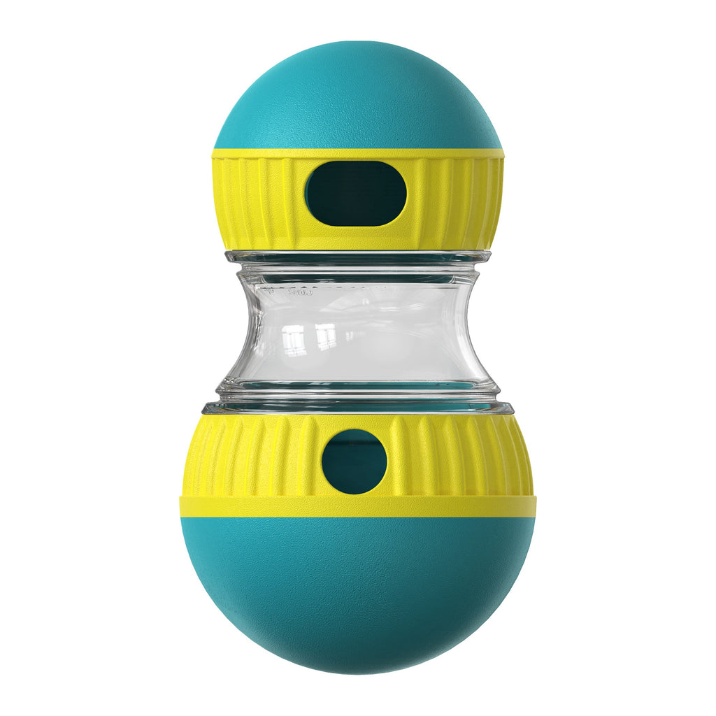 Velura Paws Slow Feeder Dog Toy — Interactive Food Dispensing Tumbler Ball
